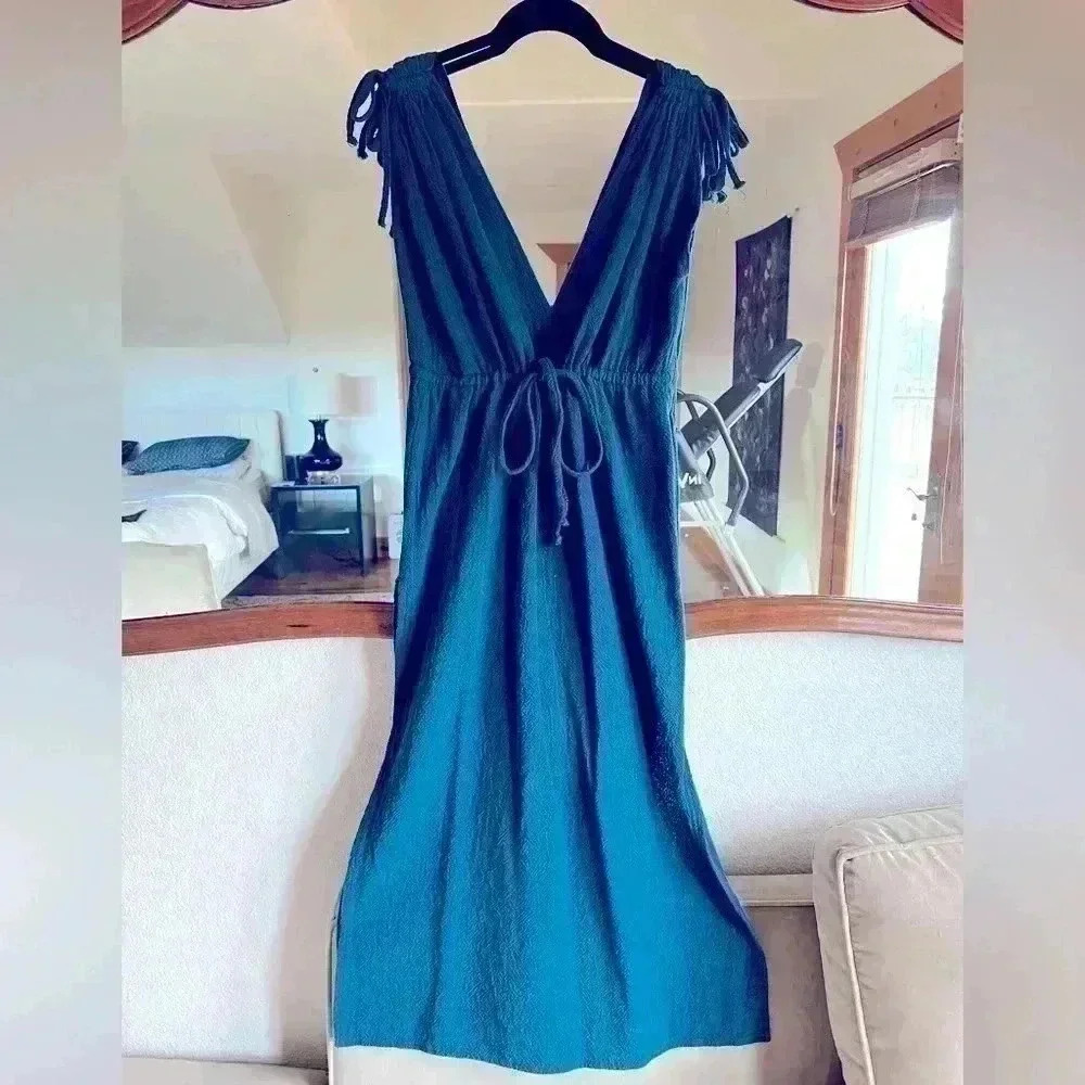 Tulum Deep V Maxi Dress